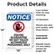 Signmission Equine Quarantine, 10 in W x Rectangle, Plastic OS-2PACK-NS-P-1014-V-15639 - alternate 2